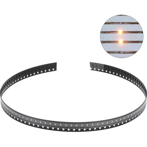 100 Diodes Led Smd, Composants Électroniques Haute Résistance, Minuscules Et Basse Tension Pour Circuits Imprimés Diy (jaune)