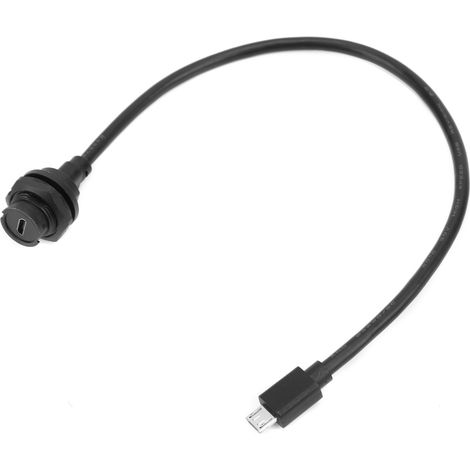 Connecteur Usb Étanche Ip68 Micro Femelle Mâle Avec Prise De Câble E10mcbff/mcam (1 Mètre)