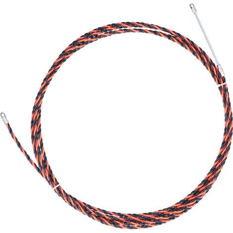 Fil Enduit De 5m, Corde À Double Brin Rouge Noir En Acier Inoxydable Pour Grue À Tour D'Ascenseur