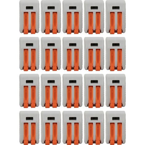 Bornier À Ressort Connecteur Pct-212, Câble À 2 Voies, 20 Pièces