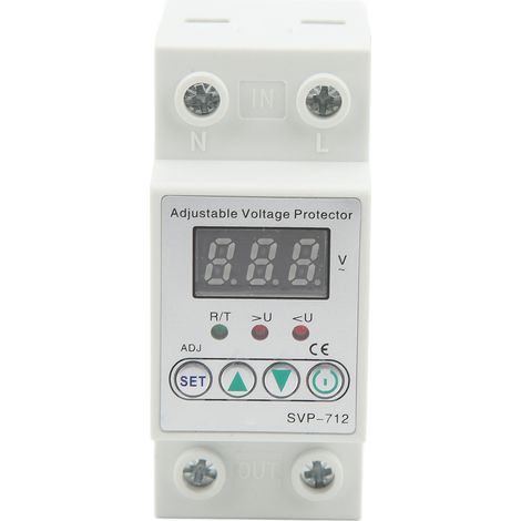 Protecteur De Surtension Et De Sous-tension, Dispositif De Protection Réglable, Réinitialisation Automatique Du Délai, 220v