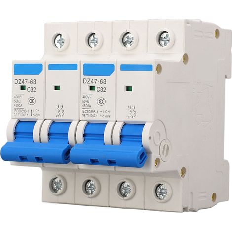 Berm – Disjoncteur De Verrouillage, Montage Sur Rail Din, Isolateur De Protection, Interrupteur D'Air 2p 32a 400v