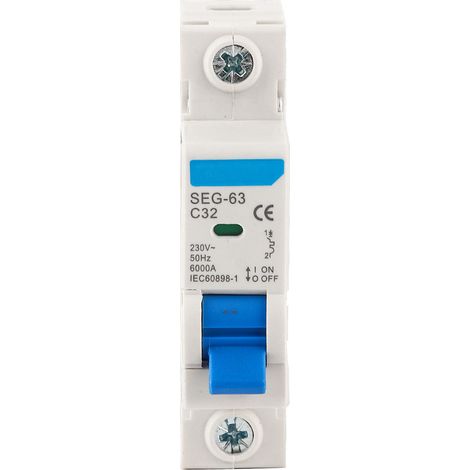 Interrupteur Miniature Pneumatique Seg-63c32, Montage Sur Rail Din, Poignée De Commande