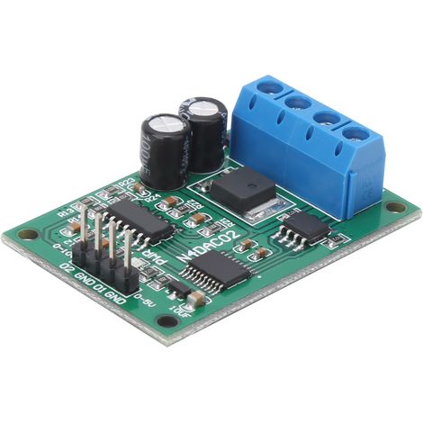 Module Dac 2 Canaux 12 V Cc N4daco2, Convertisseur Analogique-numérique Pwm 0-5 V/0-10 V, Carte Rs485 Rtu