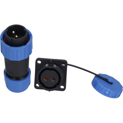 Connecteur Étanche Ip68, Prise Carrée À Sertir, Adaptateur De Connecteur Industriel Aéronautique 250 V