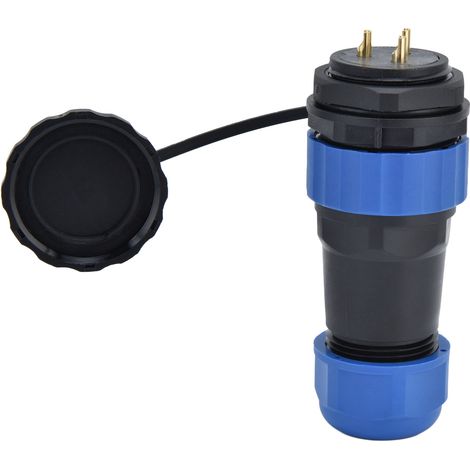 Prise Aviation Étanche Ip68 Sp28 À Écrou Arrière, Connecteur D'Alimentation Mâle Et Femelle À Souder, 380 V, 25 A, 3 Broches