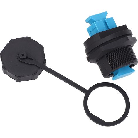 Adaptateur De Panneau De Fiber Optique Sc Femelle Vers Connecteur De Montage Fileté Monomode Étanche Avec Couvercle Anti-poussière