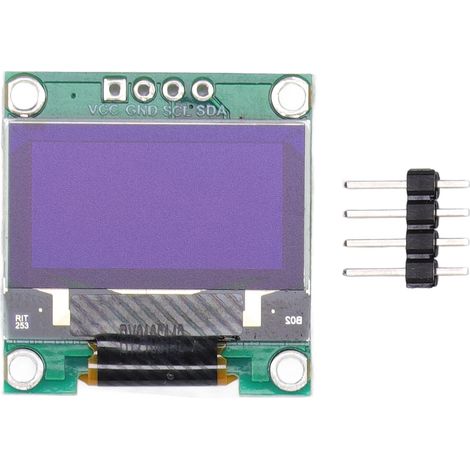 Module De Diode Électroluminescente Organique D'Interface I2c D'Écran D'Affichage De 0,96 Pouces Avec En-tête À 4 Broches