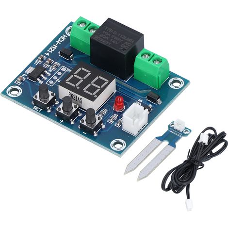 Module De Contrôle D'Humidité Hcw-m214 12 V, Carte De Capteur D'Humidité Numérique Du Sol Pour Système D'Arrosage Automatique