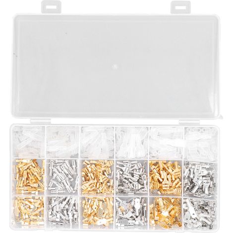 Connecteur De Broche De Fil Mâle Femelle, Bornier À Sertir Avec Manchon 540 2.8 4.8 6.3mm