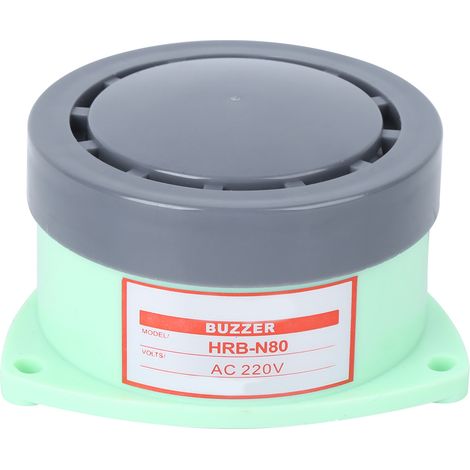 Hrbn80 Buzzer Beeper Alarme Électromagnétique Actif Utilisation Industrielle Continue Ac220v 50hz 80db