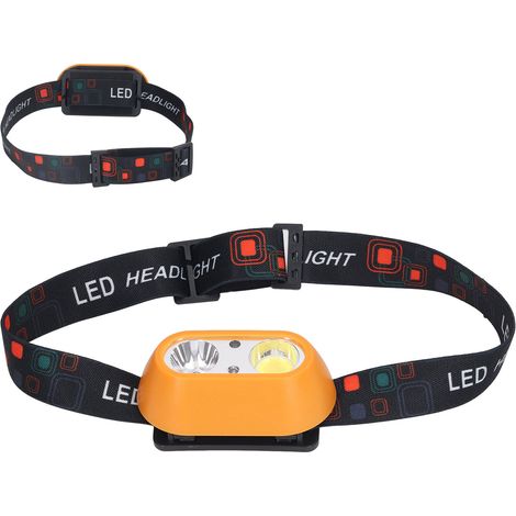Lampe Frontale Led Usb Rechargeable 300lm Haute Luminosité Cob Xpe 6 Modes Phare Avec Interrupteur De Détection