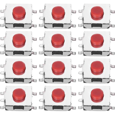 Lot De 200 Boutons-poussoirs Tactiles Pour Produits Électroniques, 6 X 3,1 Mm