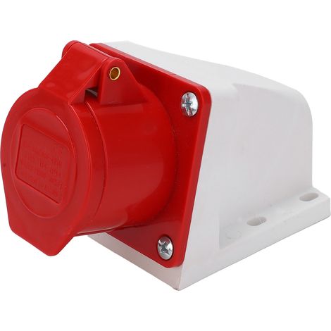 Connecteur D'Alimentation Industriel Triphasé 380-415 V, 4 Broches, 16 A, Prise Étanche À La Pluie (3p+e)