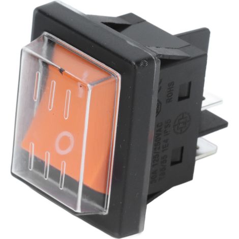 Interrupteur Étanche 4 Broches Marche/arrêt En Abs, Type Bateau, Avec Couvercle, Pour Appareils Électriques 125/250 V Ca