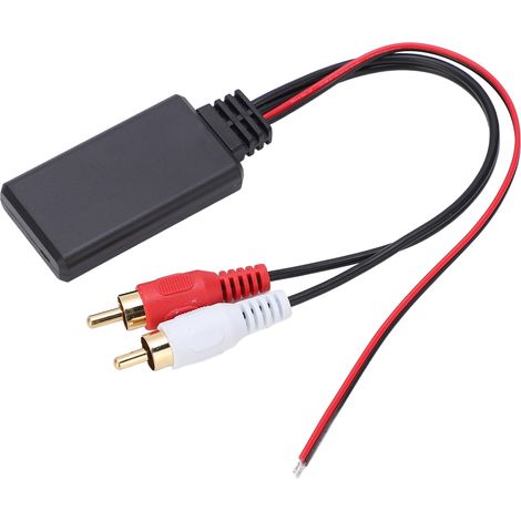 Adaptateur Bluetooth 5.0 Pour Autoradio 2 Rca, Câble Audio Aux Sans Fil De Remplacement Pour Kenwood Clarion