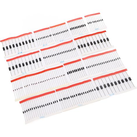 Kit Assorti De Diodes De Redressement, 200 Pièces, Semi-conducteurs, Faible Bruit, Haute Stabilité Pour L'Électricité