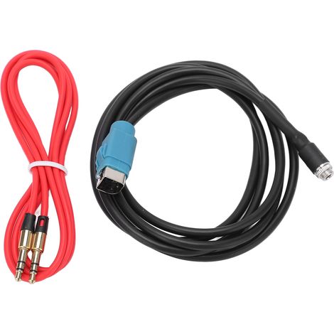 Câble Adaptateur Aux De Remplacement Audio Pour Radio Sans Fil Alpine Kce‑237b Aux In Pleine Vitesse