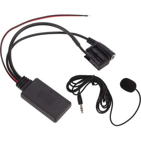 Câble Adaptateur Audio Bluetooth 5.0 Aux Pour Voiture, Kit De Microphone, Remplacement Mains Libres Pour Ford 6000cd Stéréo