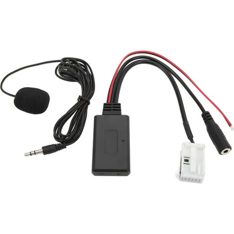 Adaptateur Audio Stéréo De Voiture, Câble D'Entrée Aux Bluetooth 5.0 De Remplacement Pour Rcd310 Rcd510 Rns510avec Microphone