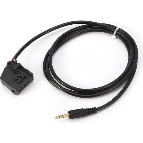 Câble Adaptateur D'Entrée Aux 3.5mm, Connecteur Mp3 Adapté Pour Benz Mercedes Clk Sl Slk W168 W202 W203 W208