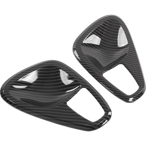 Garniture De Couvercle De Bol De Poignée De Porte Intérieure, Style Fiber De Carbone De Remplacement Pour Smart Fortwo W451 Facelift 2011 – 2014