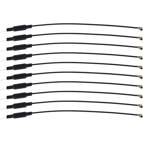 Lot De 10 Antennes Tubulaires En Cuivre Rg1.13 Double Bande Omnidirectionnelles Pour Maison Connectée