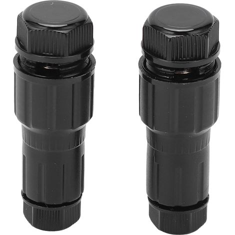 Lot De 2 Connecteurs De Câbles Basse Tension En Nylon Et Laiton Pour Projecteur D'Éclairage Paysager Extérieur