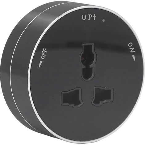 Prise De Courant Amovible Sans Fil, Étanche, Ronde, Moderne, Adaptateur De Prise Électrique Avec Indicateur Lumineux, 250v, 13a