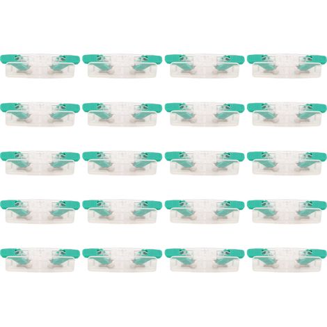 Connecteur De Fil À Levier Électrique Compact 1 À Ligne, Kit D'Épissure À Connexion Rapide 41a 450v, 20 Pièces