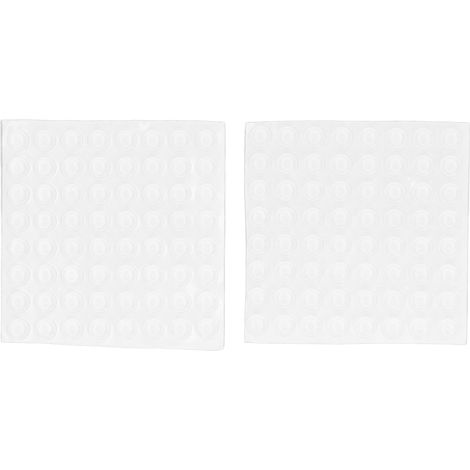 Protecteur Mural En Silicone Transparent, 128 Pièces, Bouchon De Poignée De Porte Ronde Avec Adhésif Fort Pour La Maison