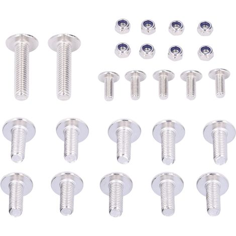 Kit De 25 Vis Et Écrous De Fixation Pour Garde-boue De Moto En Acier Inoxydable 90149-06306, Compatible Avec Banshee 350 Yfz350 (1987-2006)