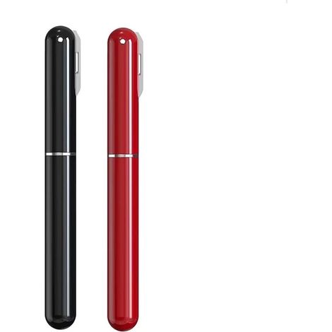 Tragbarer Flaschenöffner Mit Luftpumpe Aus Kunststoff – Rotweinflaschenöffner – Pneumatischer Flaschenöffner – Nadelflaschenöffner (rot + Schwarz)