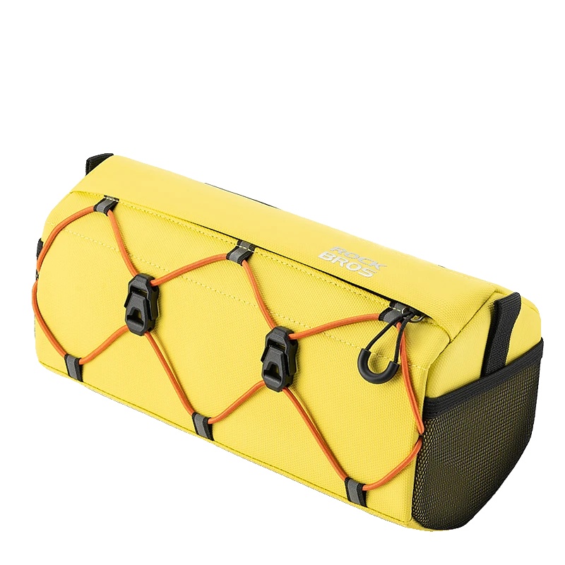 Lenkertasche, Stilvolles Design, Sicherer Stauraum, Gelb