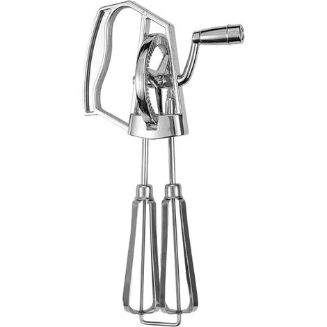 Handkurbel-eierquirl, Handkurbel-eierquirl Aus Edelstahl, Multifunktionaler Handmixer Für Die Küche, Ergonomischer Eierquirl Für Restaurant Und Camping