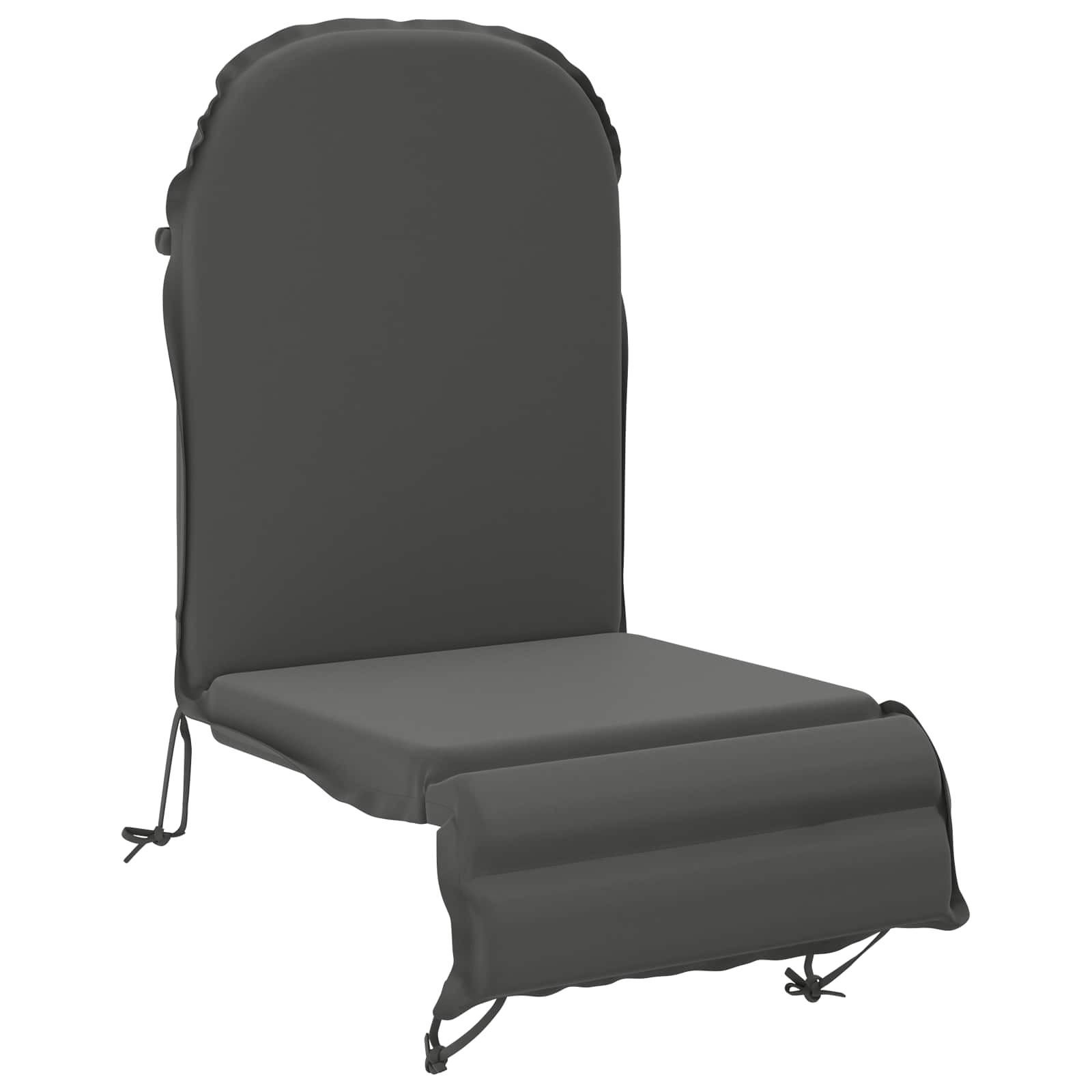 Vidaxl Adirondack Chair Cushion Gemert 100% Polyester Anthracite