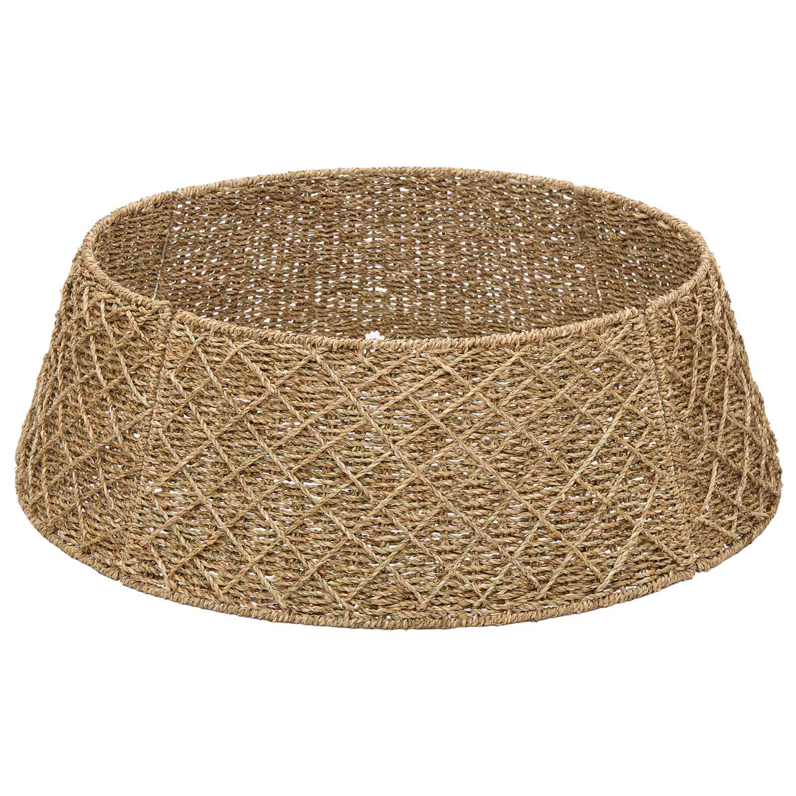 Weihnachtsbaumkragen Rund Natur Ø 60 X 22 Cm Das Seegras Vidaxl