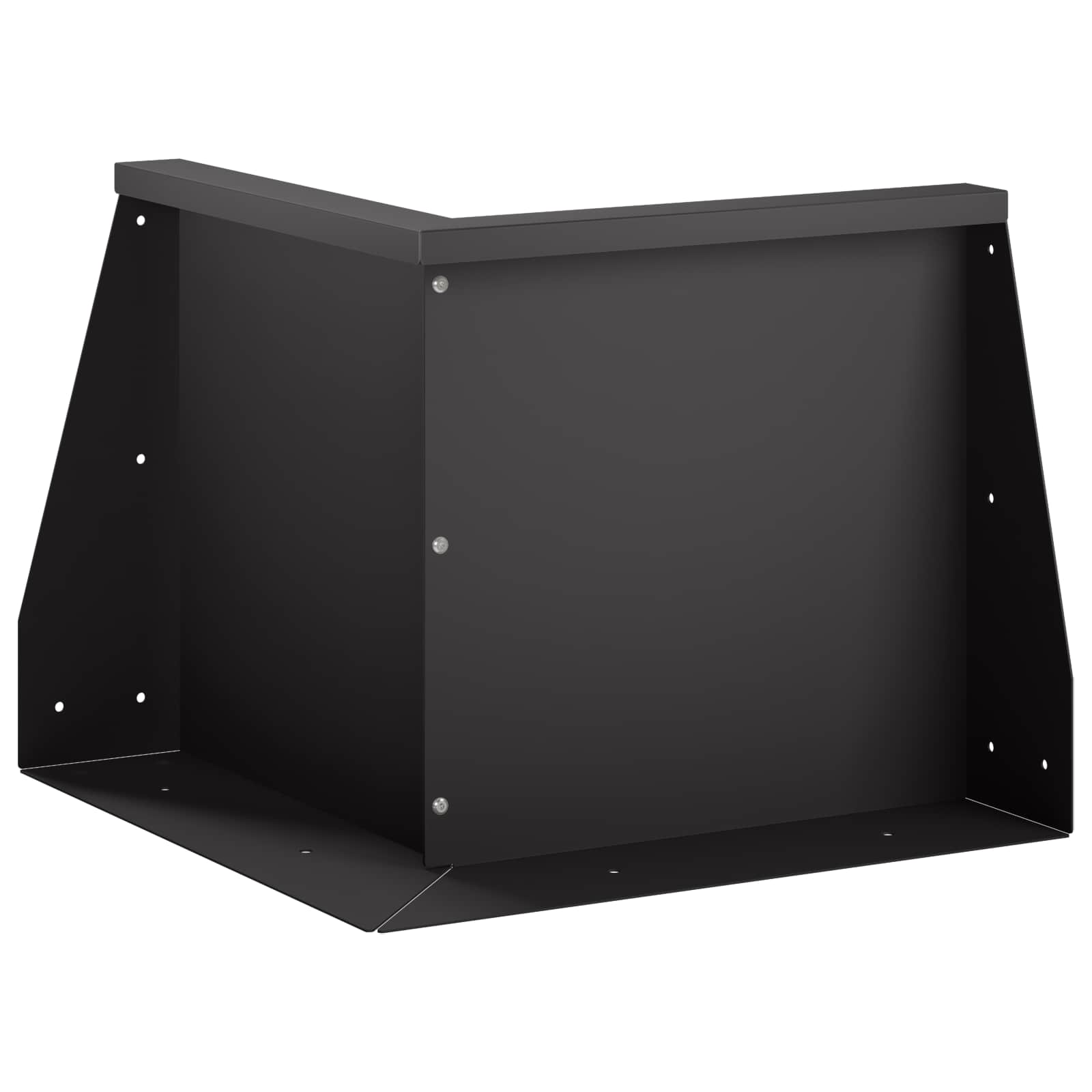 Vidaxl Retaining Wall 50 X 50 X 50 Cm Steel Black