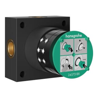 Grundkörper Für 2jet Kopfbrause, 24573180 - Hansgrohe