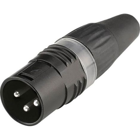 Xlr-buchse (weiblich) – Standard – 3-polig – Gerade – Schwarz
