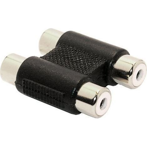 Audioadapter – Inline – 2x Weibliche Cinch-anschlüsse – Audiokabel
