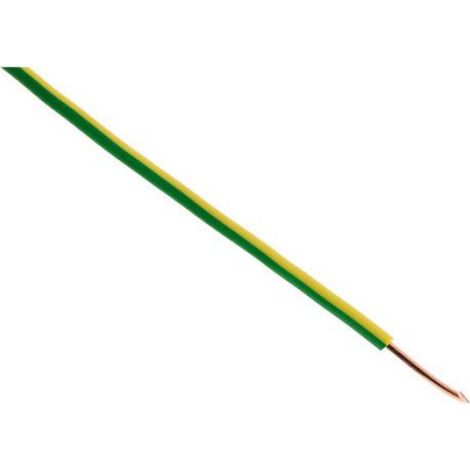 H07v-u 1,5 Mm² Gelb/grünes Elektrokabel – 100 M – Zenitech