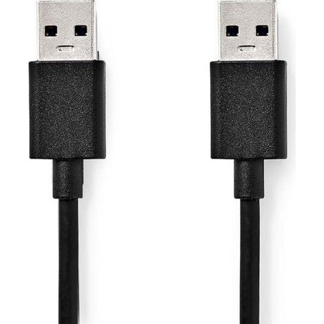Usb-kabel – Nedis – Ccgb61000bk10 – 1,00 M – Usb 3.2 Gen 1 – Vernickelt