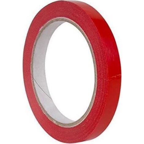 Verpackungsklebeband – 12 Mm X 66 M – Rot – Pvc – Mehrzweck