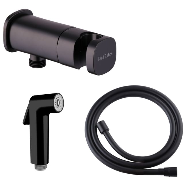 Bidet Unterputz Matt-schwarz Spraybrause - Paulgurkes