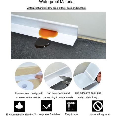Selbstklebendes Dichtungsband – Pvc – 3,2 M – Wasserdicht – Flexibel – Strapazierfähig