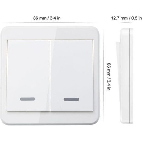 Farbschalter, 220 V, Universelle Drahtlose Fernbedienung 433 Mhz, Wandpanel 86 Rf-sender Mit 1-, 2- Und 3-tasten Für Die Kommunikation Zwischen