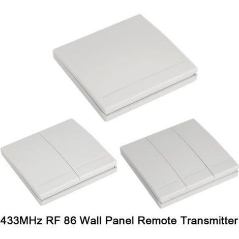 Farbige 3-tasten-funkfernbedienung, 1-kanal-wandsender-relais-schaltmodul, Ac 85v 433v 110v, 1 Kanal