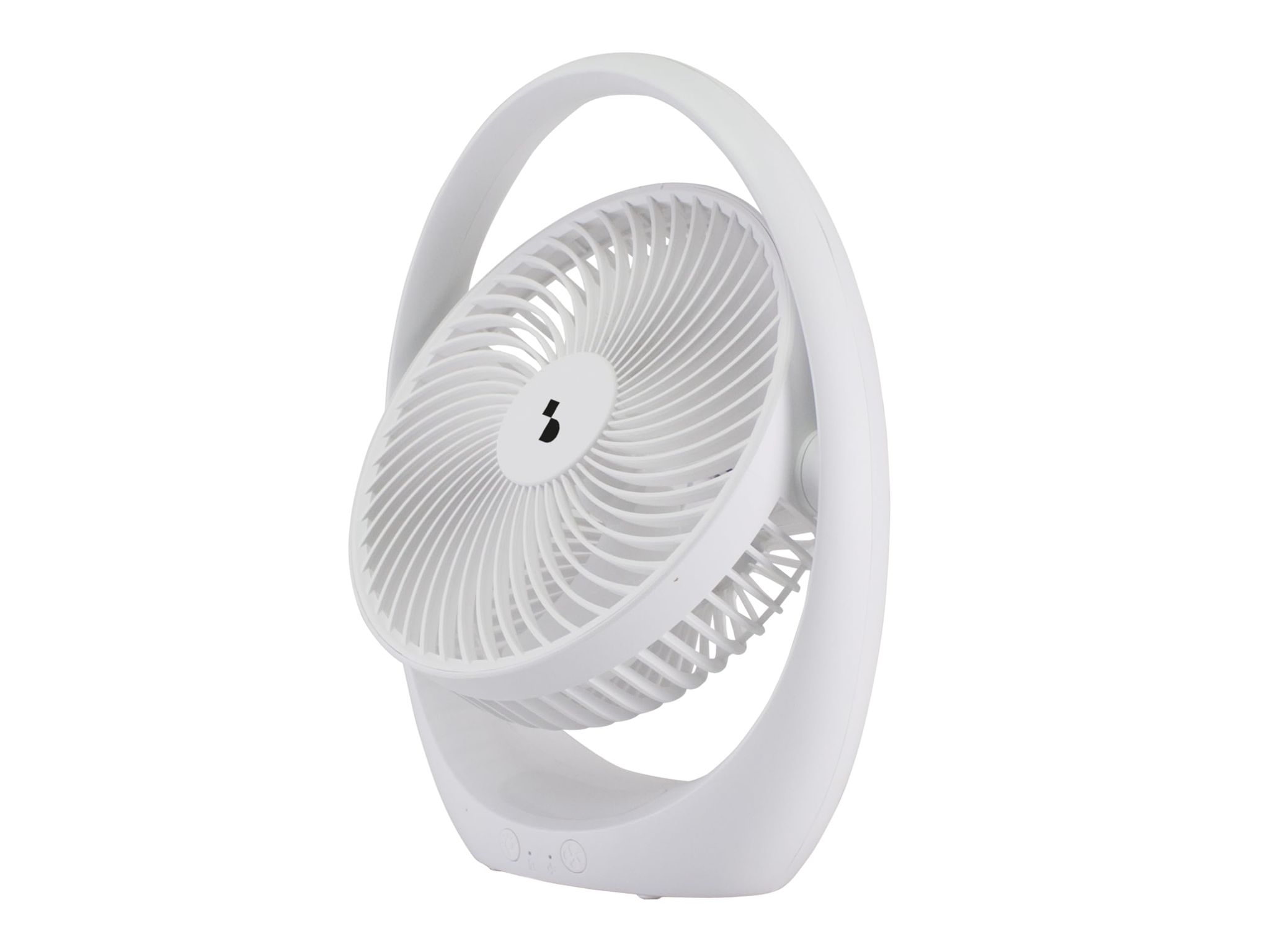 Beper P206ven425 Wiederaufladbarer Tischventilator Mit Led-licht, Tragbarer Ventilator Mit 3 Geschwindigkeitsstufen, 2-stufigem Nachtlicht, 5 Stunden Akkulaufzeit, Verstellbarer Neigung, Usb-anschluss
