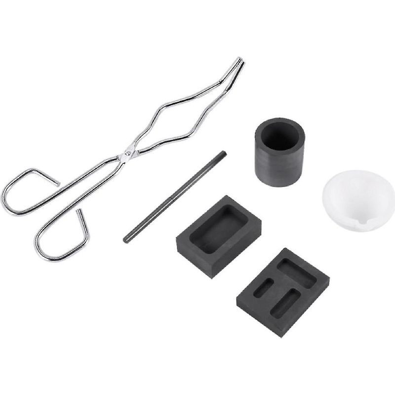 6-teiliges Hitzebeständiges Schmelzofen-set Für Gold Und Silber Zur Schmuckherstellung, Zum Metallschmelzen, Raffinieren Und Schmieden.